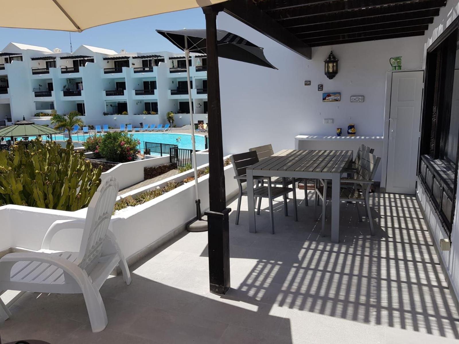 Playa Bastian 2 Habs 2 Banos Y Super Terraza Apartment Коста Тегисе Екстериор снимка